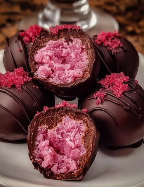 Cherry Mash Truffles