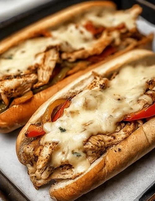 Chicken Philly Cheese Steaks