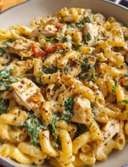 Chicken Spinach Pasta