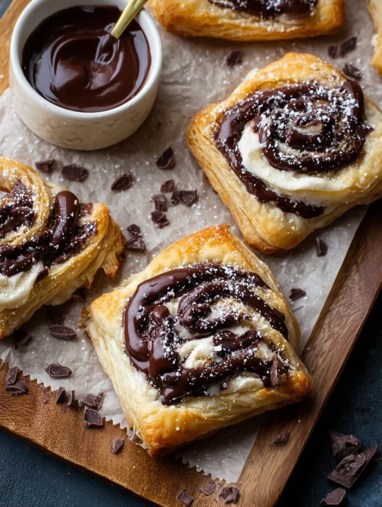 Chocolate Cream Cheese Danish