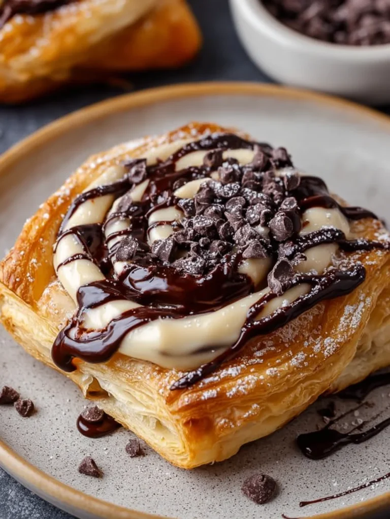 Chocolate Cream Cheese Danish