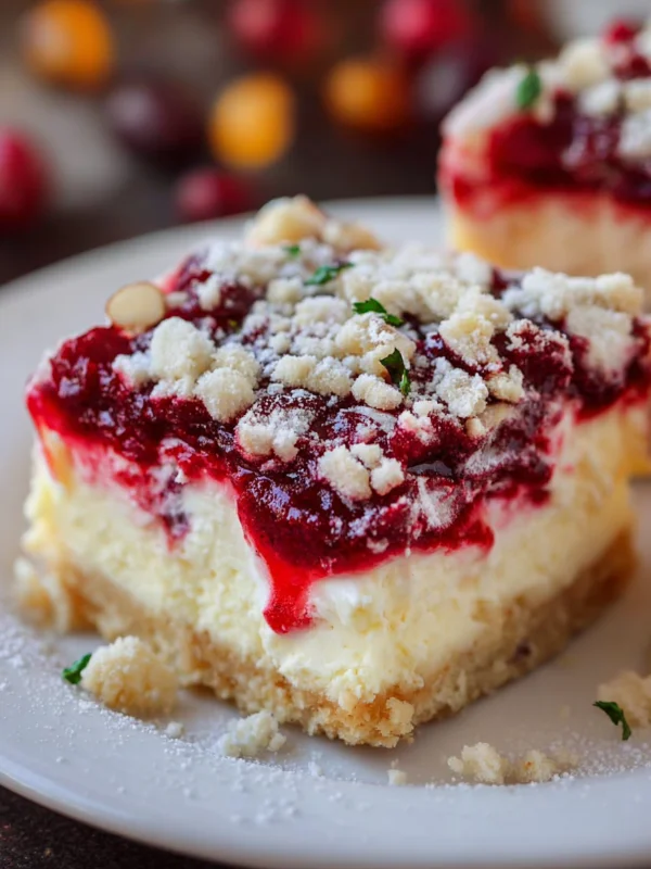 Christmas Cheesecake Dessert