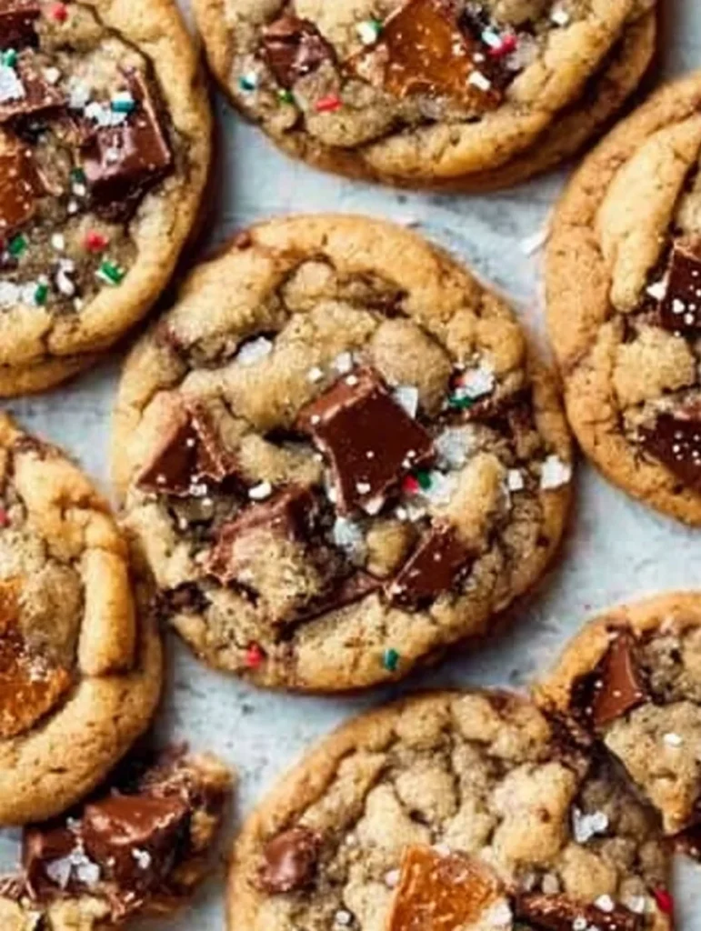 Chocolate Chip Christmas Cookies