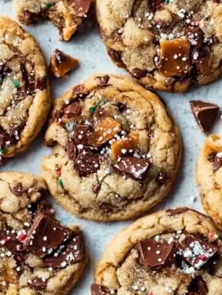 Chocolate Chip Christmas Cookies