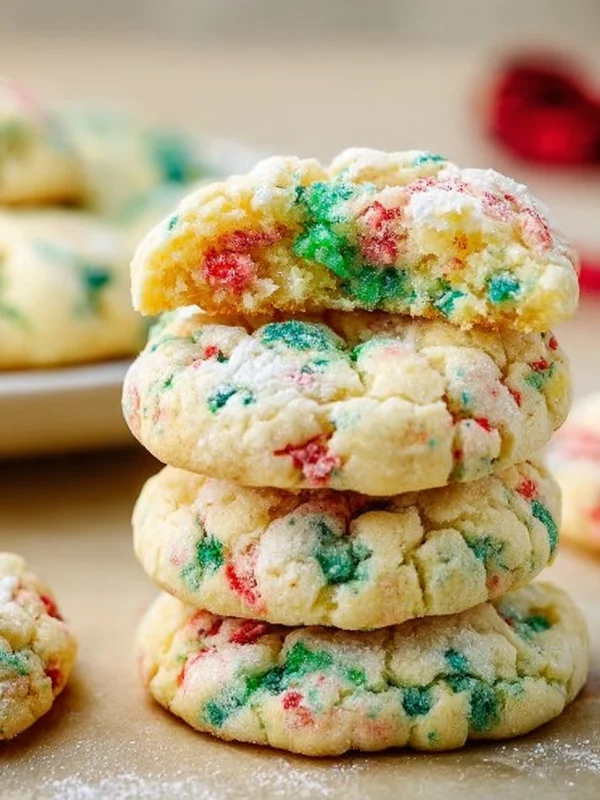 Christmas Gooey Butter Cookies