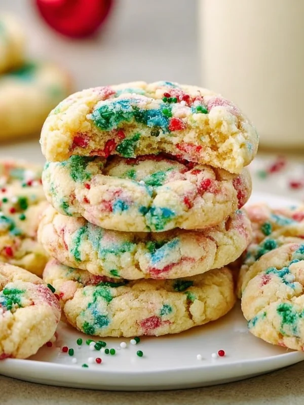 Christmas Gooey Butter Cookies