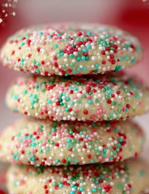 Soft Christmas Sprinkle Cookies