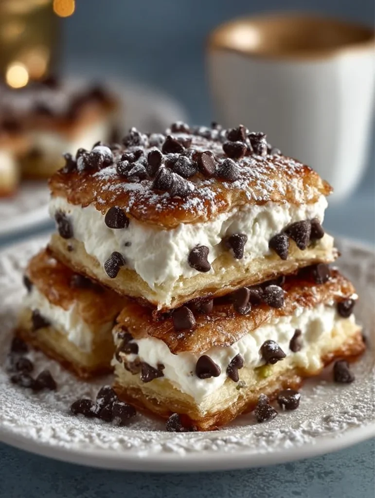 Classic Cannoli Squares
