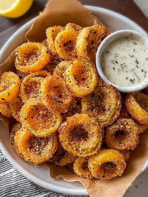 Crispy Air Fryer Banana Pepper Coins Recipe