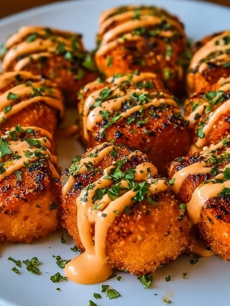 Crispy Bang Bang Salmon Bites