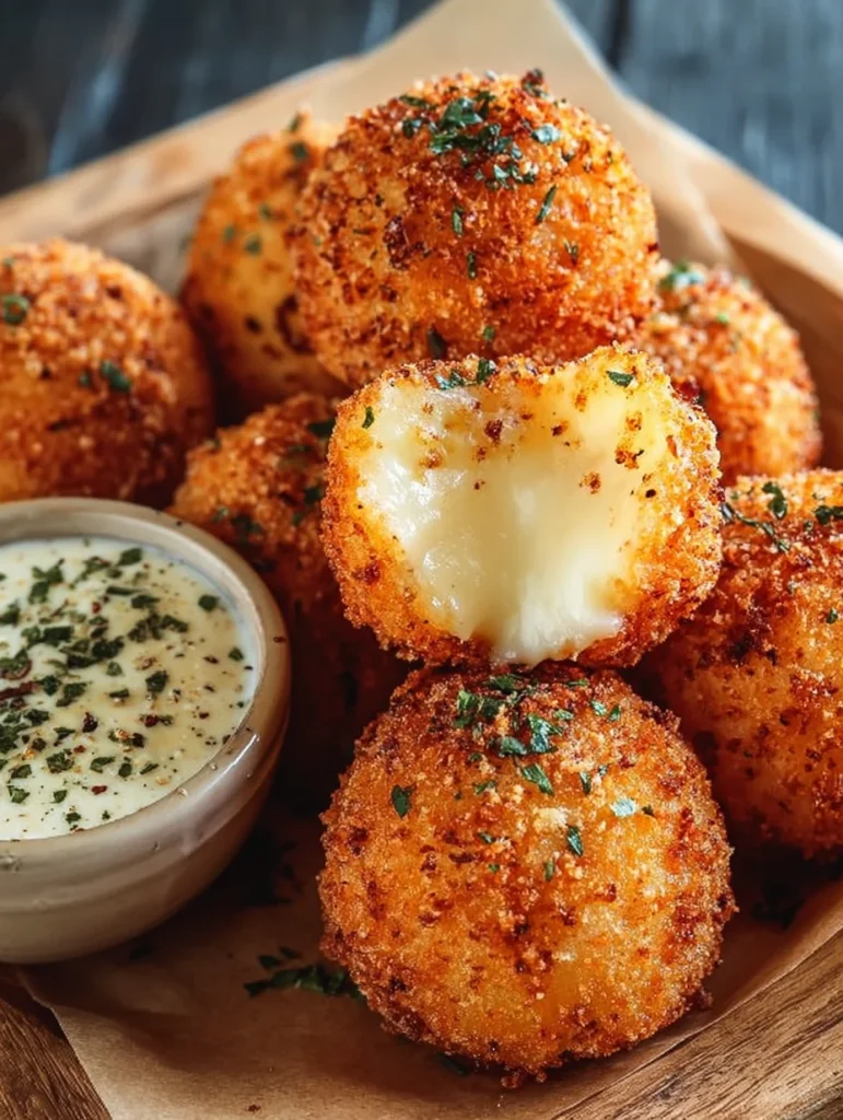 Crispy Cheese Potato Balls