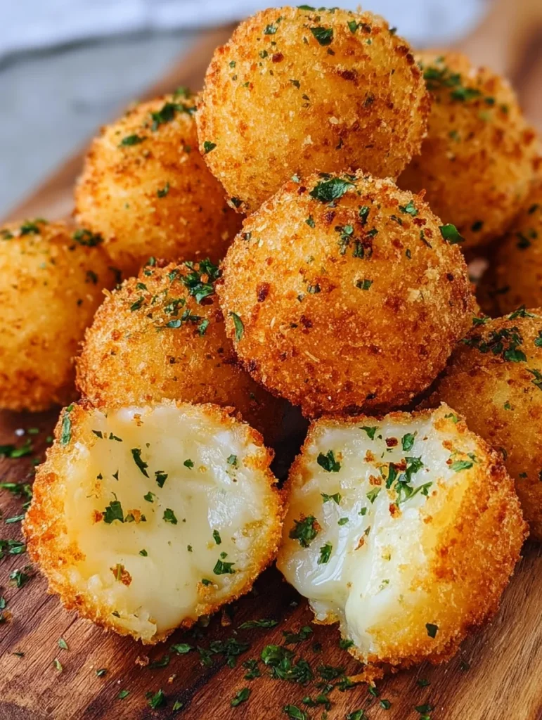Crispy Cheese Potato Balls