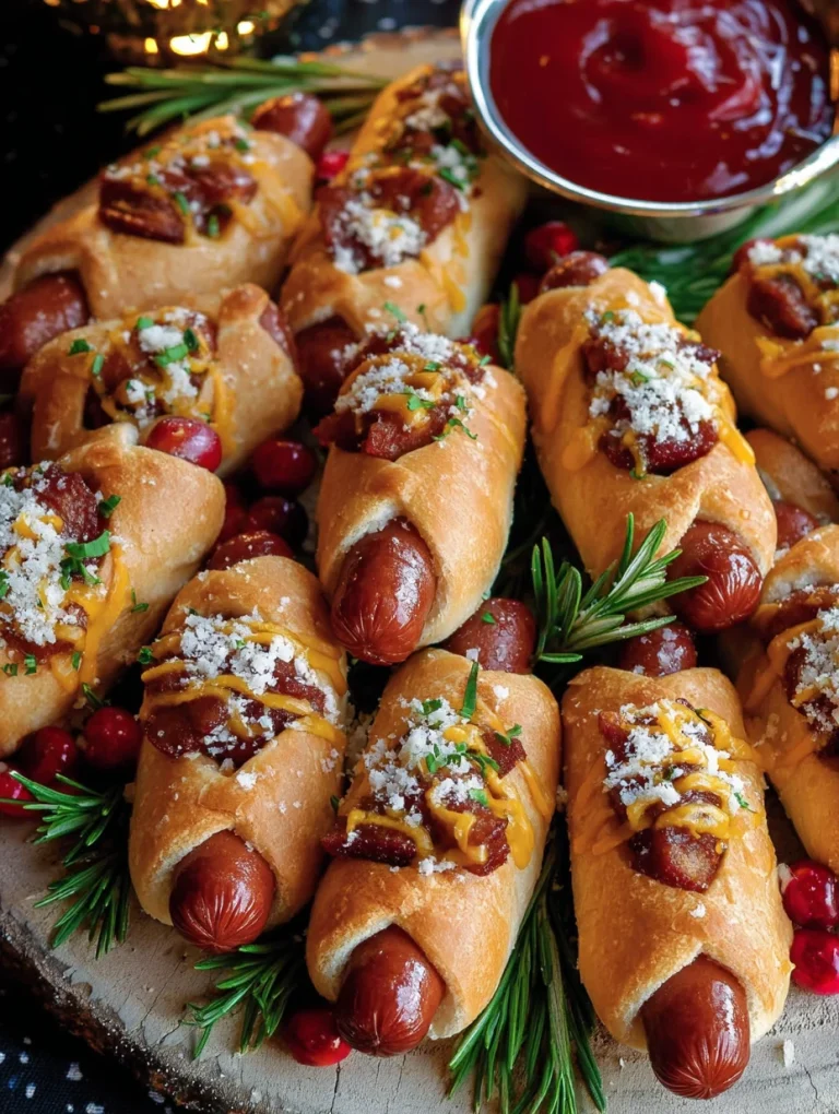 Festive Mini Hotdogs