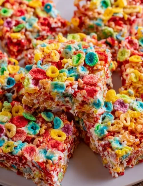 Fruity Pebbles Rice Krispie Treats