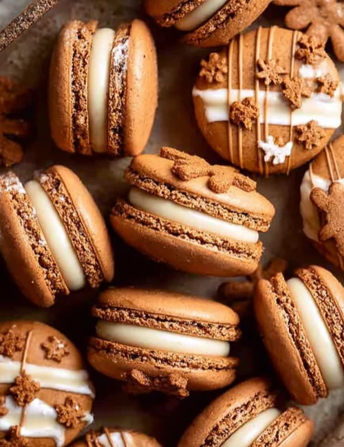 Gingerbread Macarons