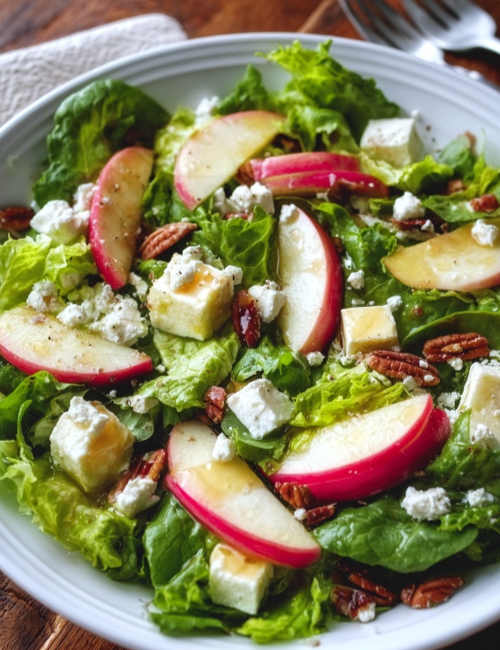 Honeycrisp Apple and Feta Salad