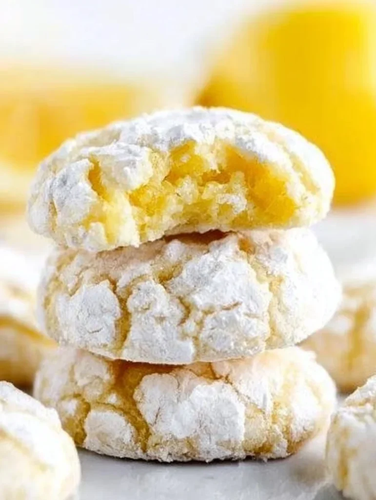 Lemon Crinkle Cookies