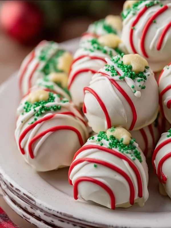 Christmas Tree Cake Truffles with Little Debbie Cakes