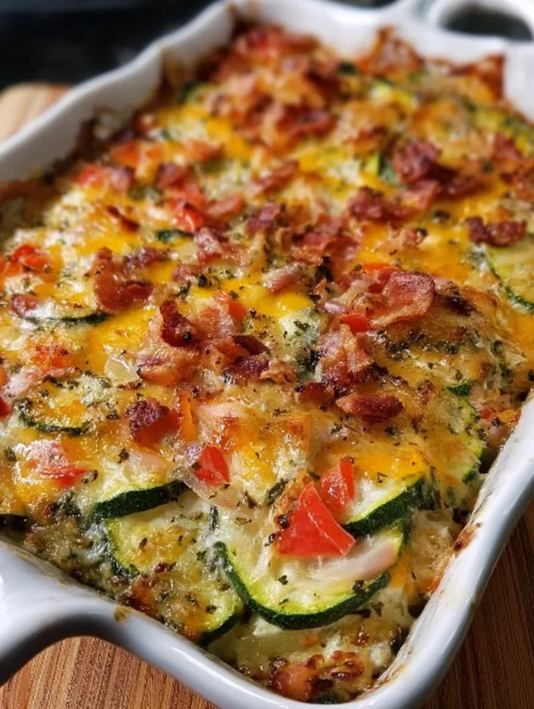 Loaded Zucchini Bake Recipe