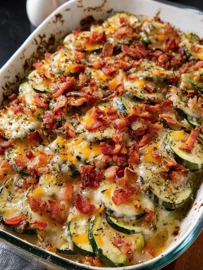Loaded Zucchini Bake Recipe
