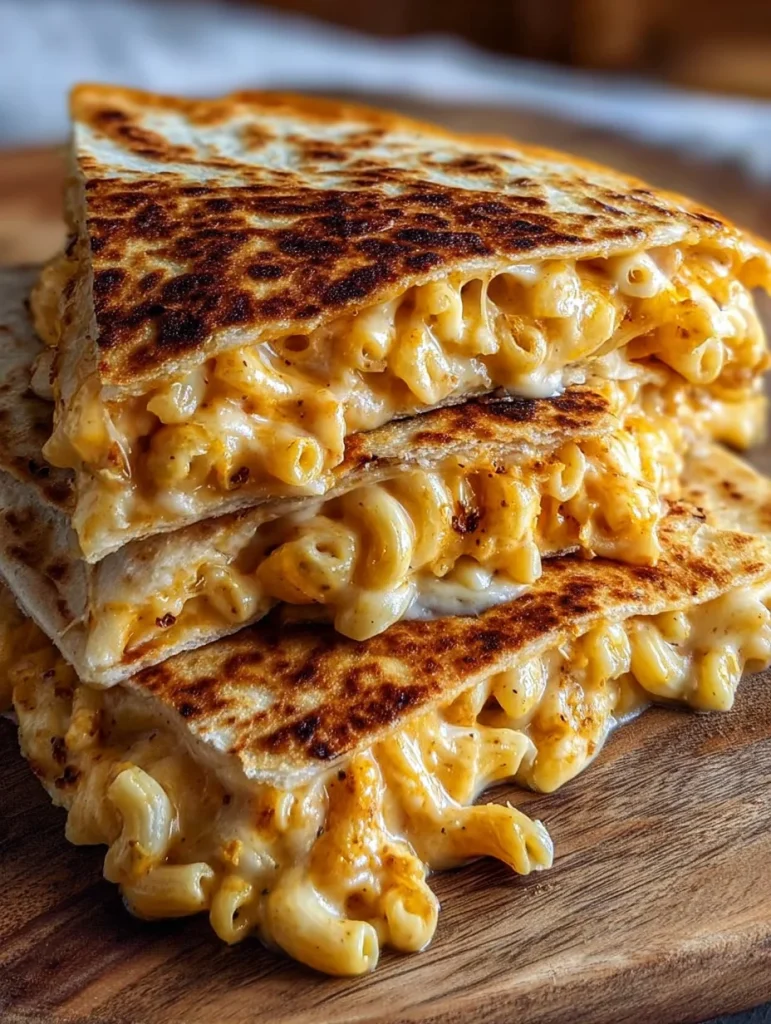 Mac and Cheese Quesadillas