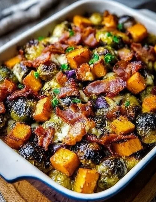 Maple Butternut Brussels Bacon