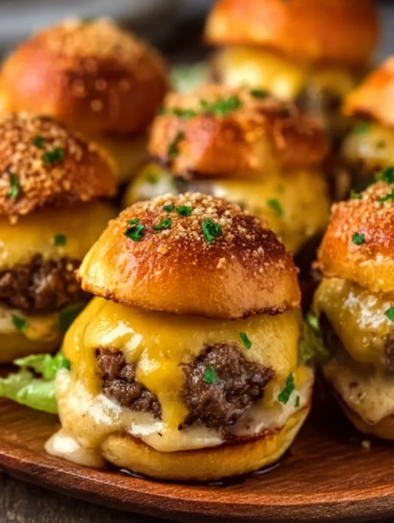 Mini Big Mac Cheeseburgers