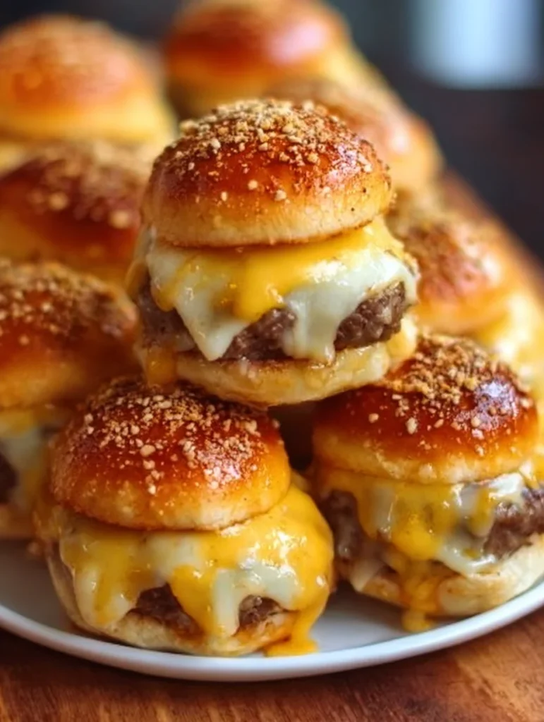 Mini Big Mac Cheeseburgers