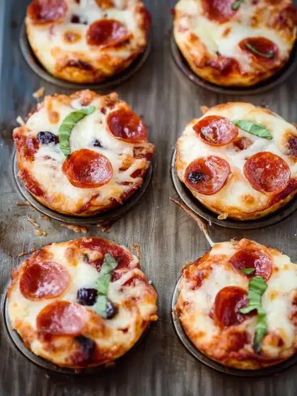 Mini Muffin Tin Pizzas