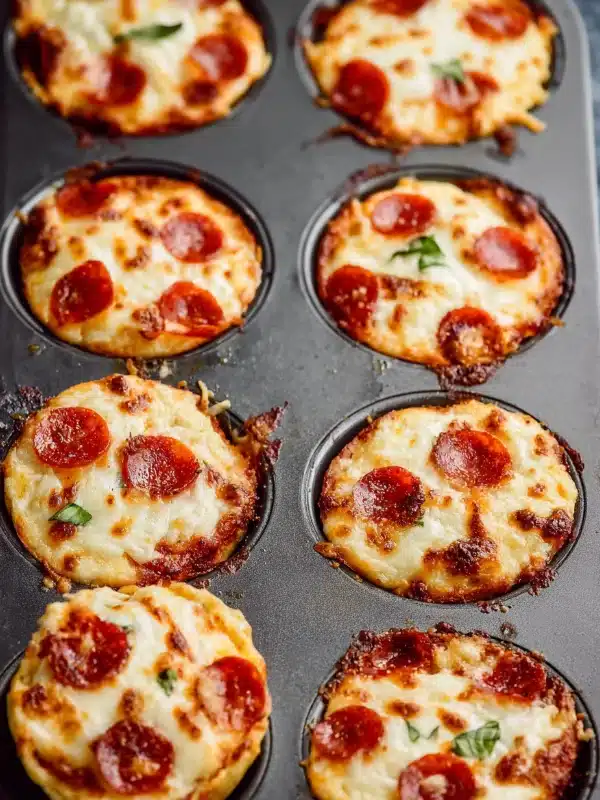 Mini Muffin Tin Pizzas