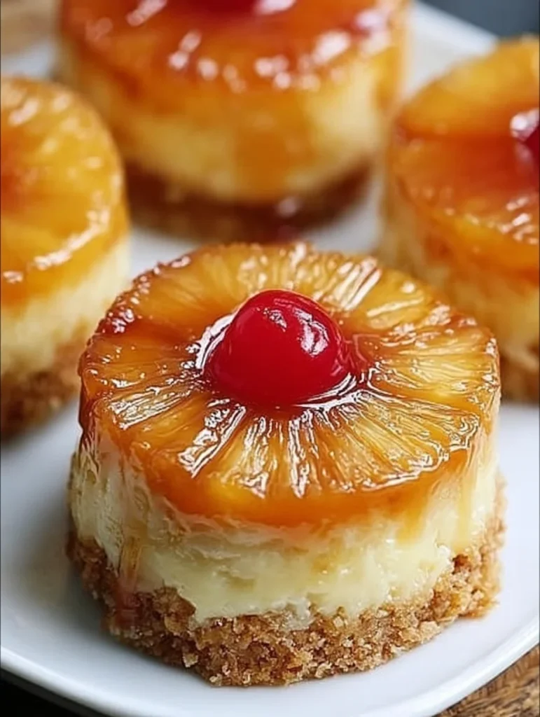 Mini Pineapple Upside Down Cakes