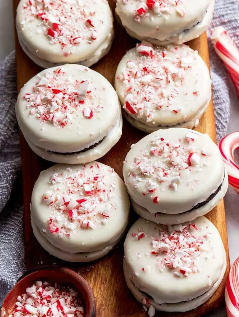 Peppermint Bark Oreos