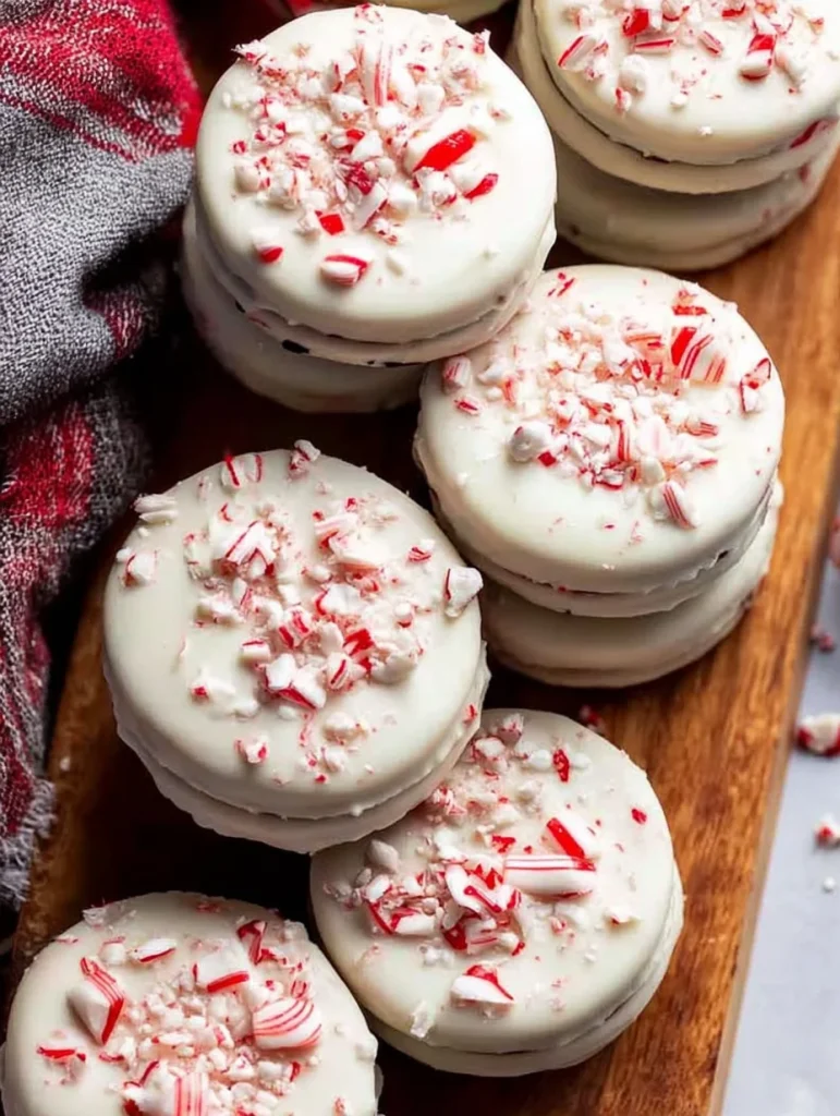 Peppermint Bark Oreos