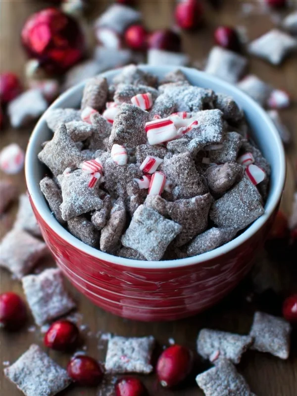 Peppermint Bark Puppy Chow