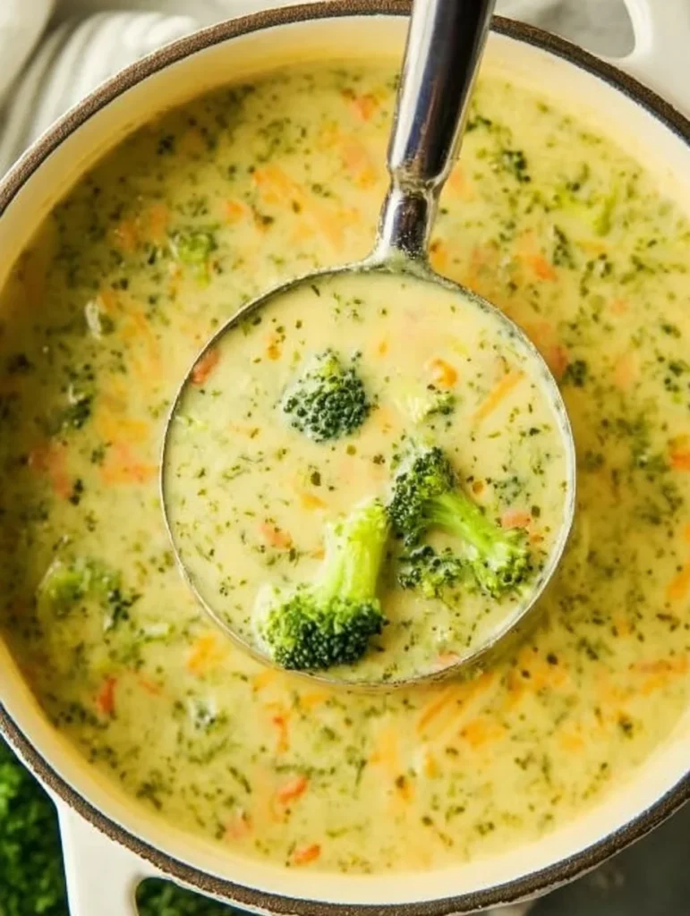Protein-Packed Broccoli Cheddar Delight Soup