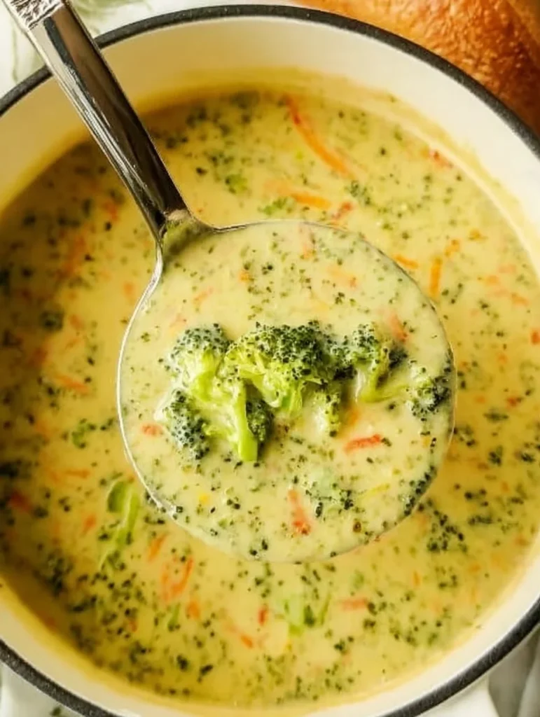 Protein-Packed Broccoli Cheddar Delight Soup