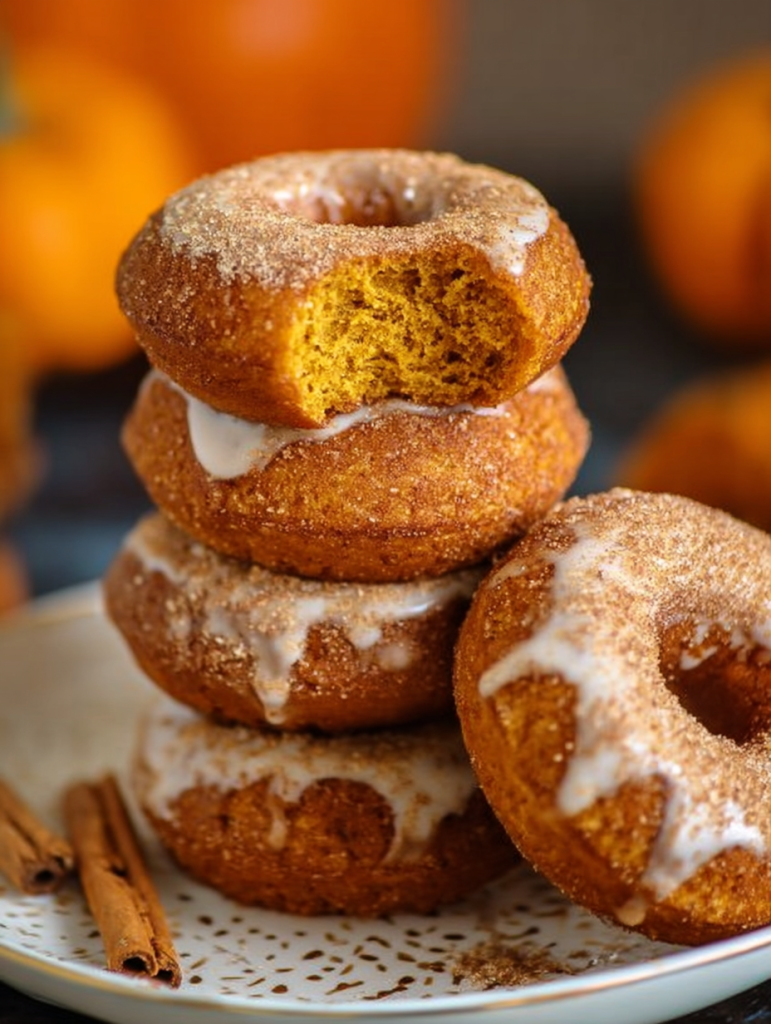 Pumpkin Spice Donuts