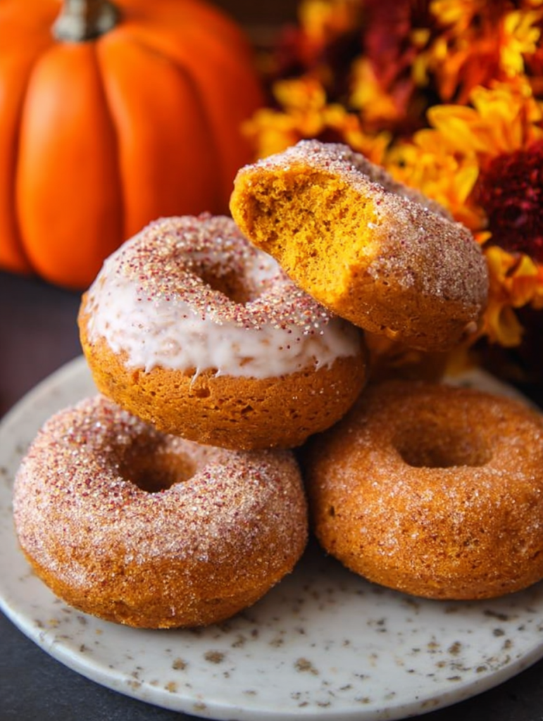Pumpkin Spice Donuts