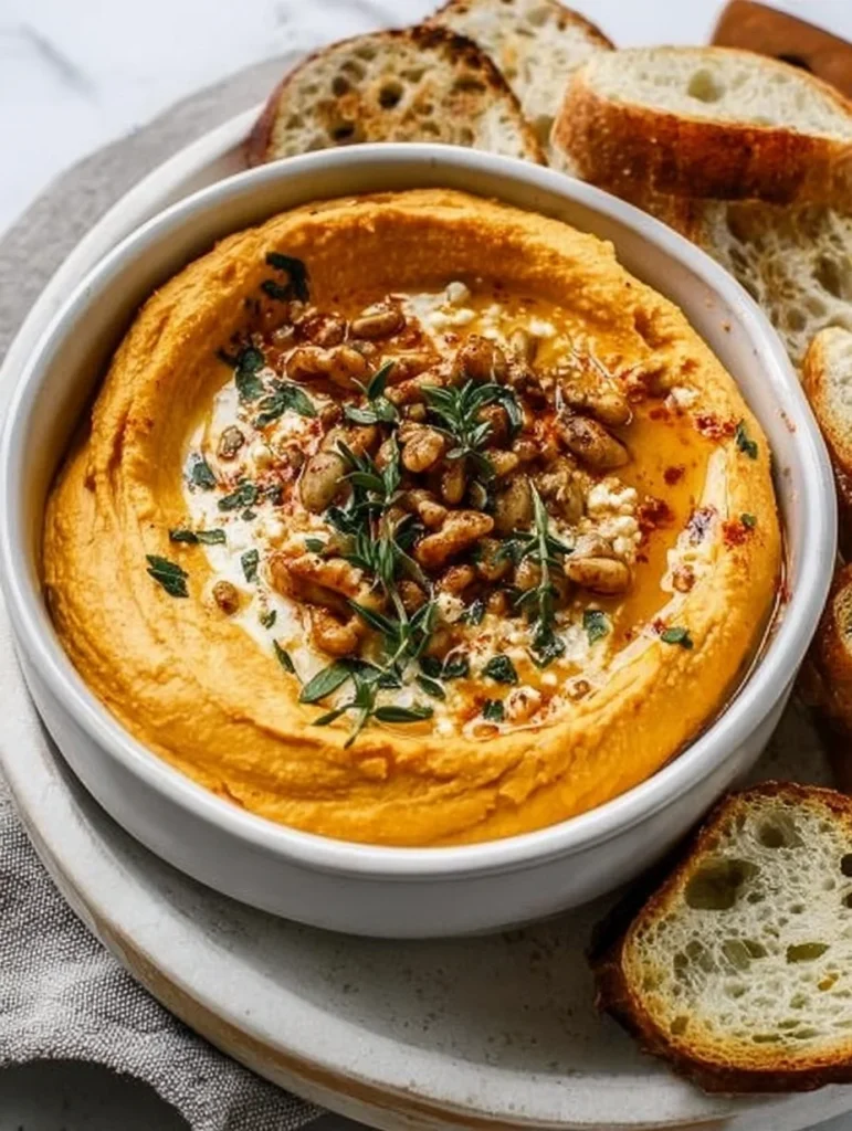 Pumpkin Whipped Feta Dip