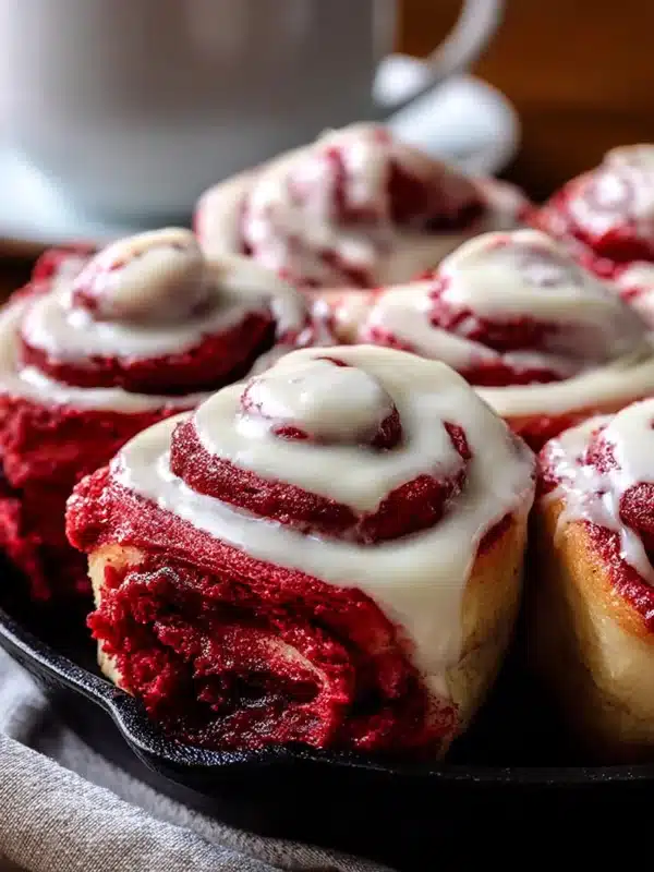 Red Velvet Cinnamon Rolls