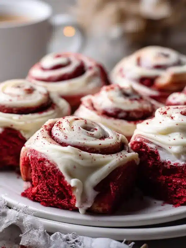 Red Velvet Cinnamon Rolls