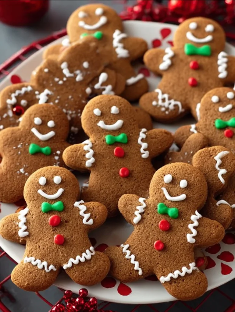 Soft & Chewy Gingerbread Men Cookies