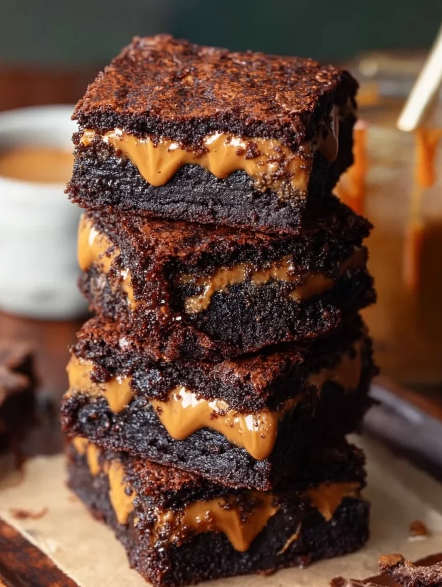 Speculoos Brownies with Lotus Biscoff Spread