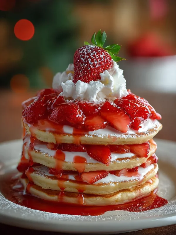 Strawberry Shortcake Pancakes