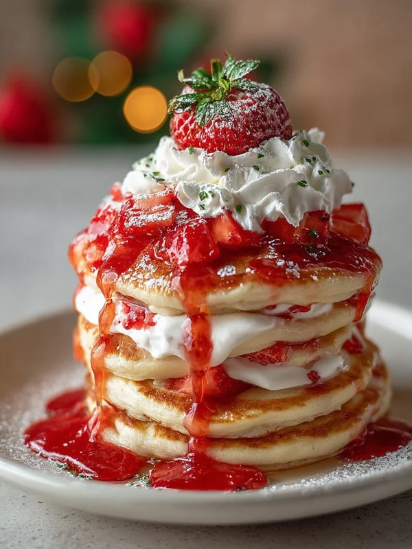 Strawberry Shortcake Pancakes
