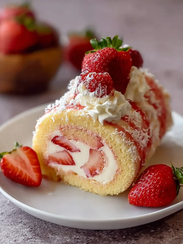 Strawberry Shortcake Cheesecake Rolls