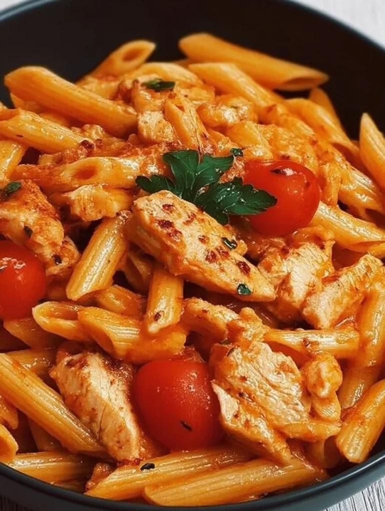 Tomato Chicken Penne Pasta