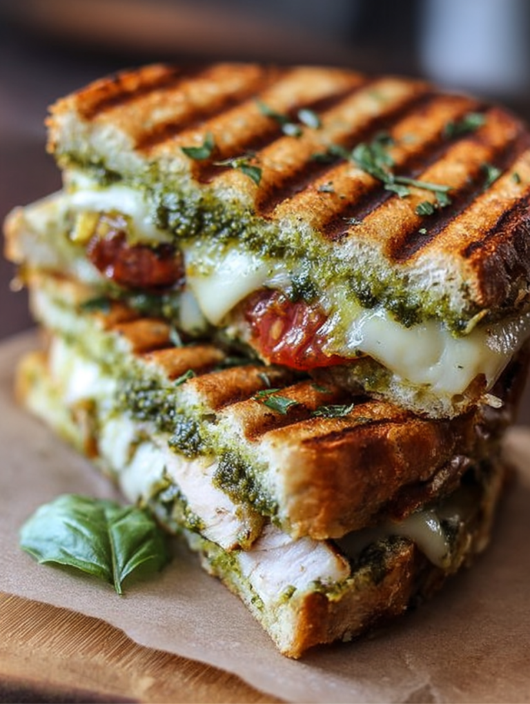 Turkey Basil Pesto Panini
