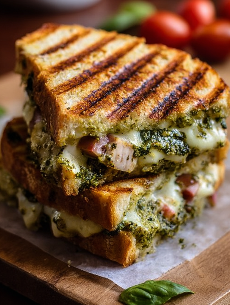 Turkey Basil Pesto Panini