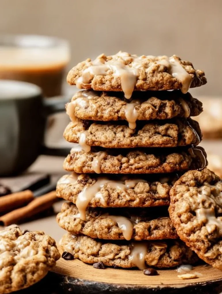 Vanilla Oatmeal Latte Cookies